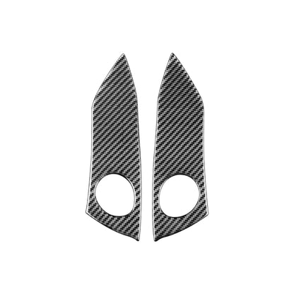 Carbon Fiber Car Warning Light Switch Panel Decorative Sticker for Toyota Old RAV4 2006-2013,Left and Right Drive Universal by buy2fix