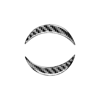 Carbon Fiber Car Steering Wheel Label Decorative Sticker for Toyota Old RAV4 2006-2013,Left and Right Drive Universal by buy2fix