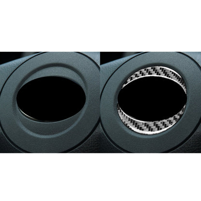 Carbon Fiber Car Steering Wheel Label Decorative Sticker for Toyota Old RAV4 2006-2013,Left and Right Drive Universal by buy2fix