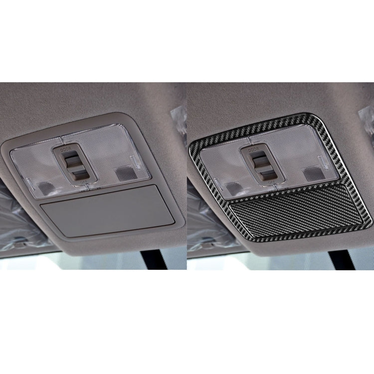 Carbon Fiber Car Front Reading Light Panel Decorative Sticker for Toyota Old RAV4 2006-2013,Left and Right Drive Universal by buy2fix