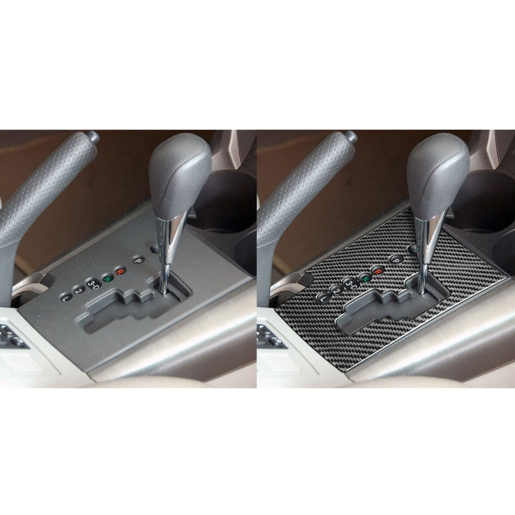 Carbon Fiber Car Gear Panel Decorative Sticker for Toyota Old RAV4 2006-2013,Left Drive by buy2fix