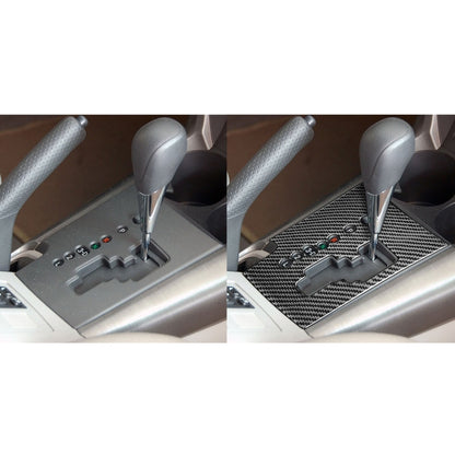 Carbon Fiber Car Gear Panel Decorative Sticker for Toyota Old RAV4 2006-2013,Left Drive by buy2fix