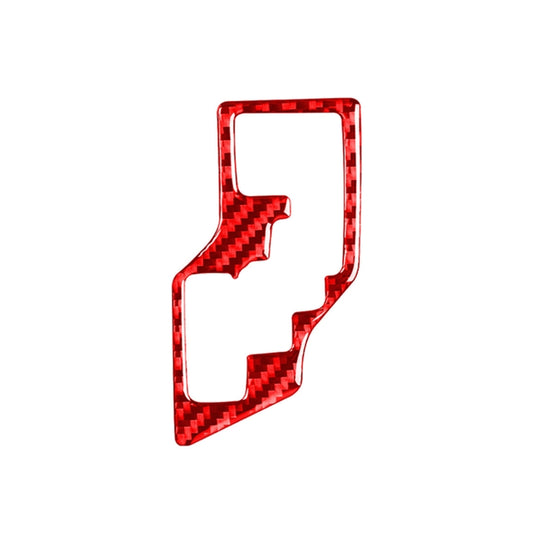 Carbon Fiber Car Gear Decorative Sticker for Toyota Corolla 2014-2018,Left Drive(Red) by buy2fix