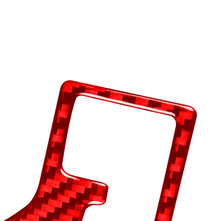 Carbon Fiber Car Gear Decorative Sticker for Toyota Corolla 2014-2018,Left Drive(Red) by buy2fix
