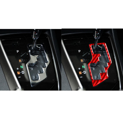 Carbon Fiber Car Gear Decorative Sticker for Toyota Corolla 2014-2018,Left Drive(Red) by buy2fix