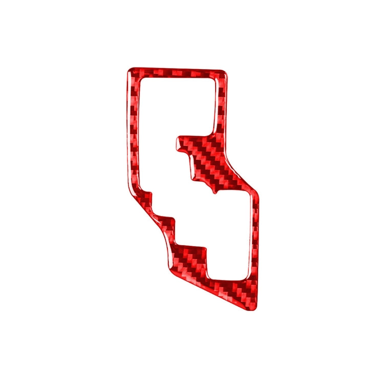 Carbon Fiber Car Gear Decorative Sticker for Toyota Corolla 2014-2018,Right Drive (Red) by buy2fix
