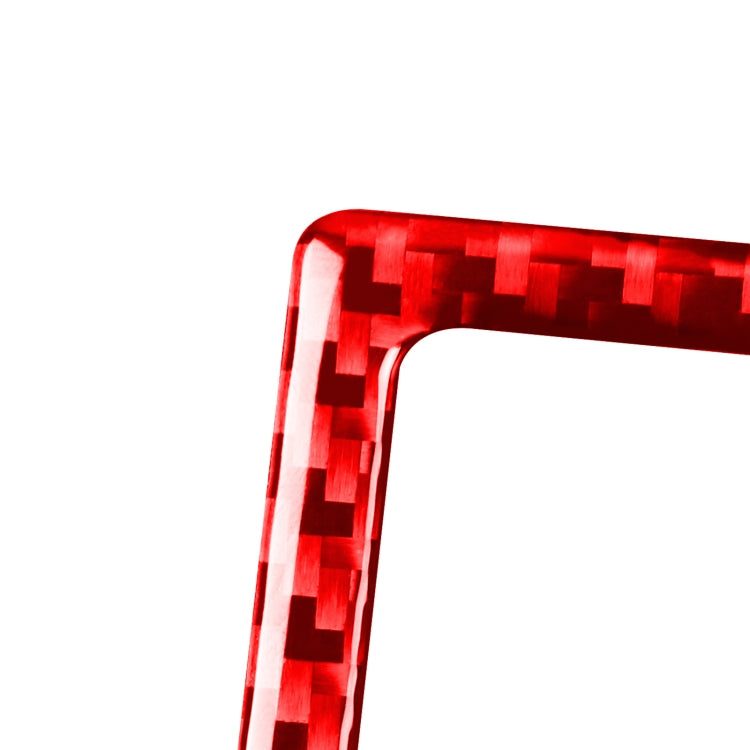 2 PCS / Set Carbon Fiber Car Dashboard Air Outlet Decorative Sticker for Toyota Corolla 2014-2018,Left and Right Drive Universal (Red) by buy2fix