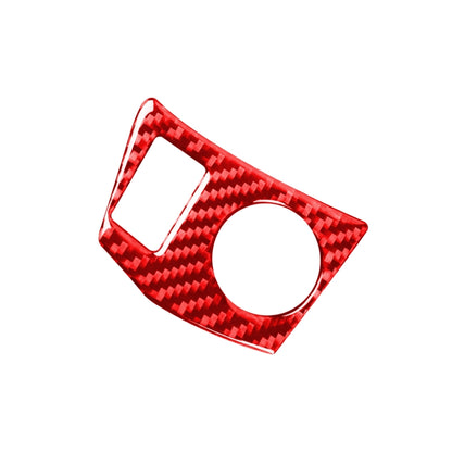 2 PCS / Set Carbon Fiber Car Steering Wheel Button Frame Decorative Sticker for Toyota Corolla 2014-2018,Left and Right Drive Universal(Red) by buy2fix