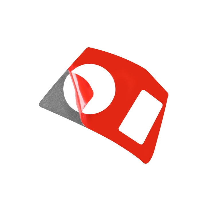 2 PCS / Set Carbon Fiber Car Steering Wheel Button Frame Decorative Sticker for Toyota Corolla 2014-2018,Left and Right Drive Universal(Red) by buy2fix