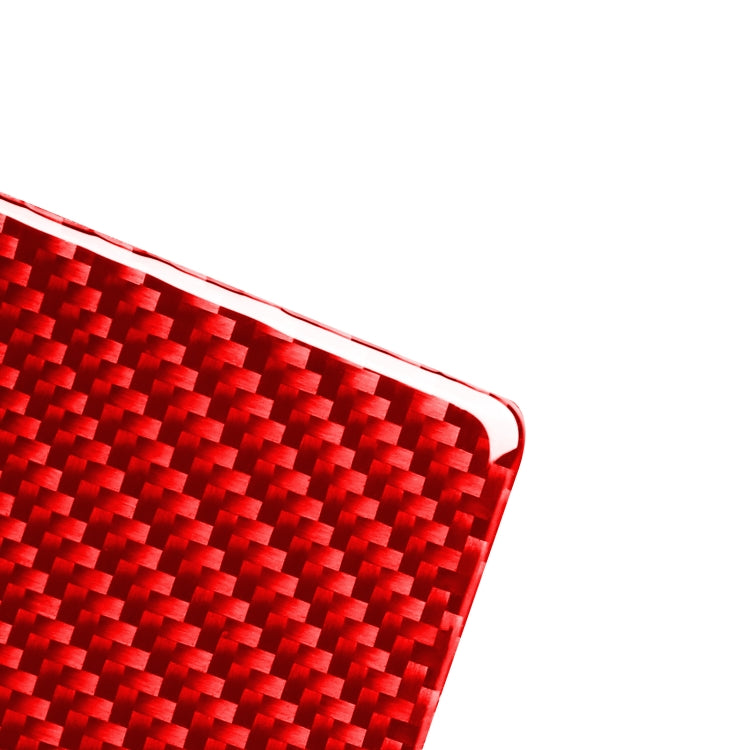 Carbon Fiber Car Cigarette Lighter Cover Decorative Sticker for Toyota Corolla 2014-2018,Left and Right Drive Universal (Red) by buy2fix