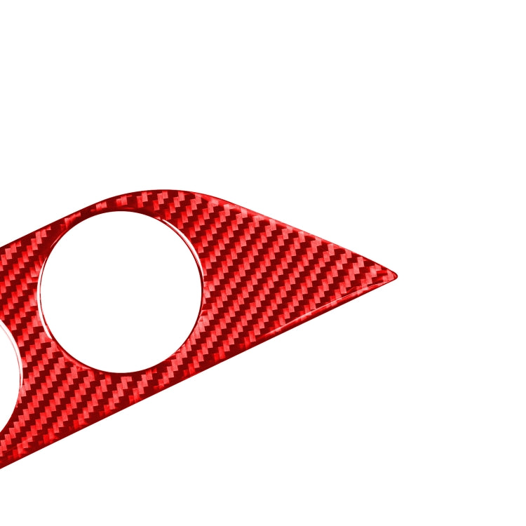 Carbon Fiber Car Air Conditioner Switch Panel A Decorative Sticker for Toyota Corolla 2014-2018,Left Drive (Red) by buy2fix