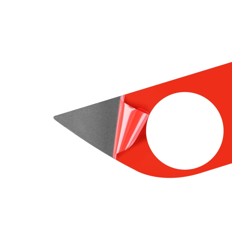 Carbon Fiber Car Air Conditioner Switch Panel A Decorative Sticker for Toyota Corolla 2014-2018,Left Drive (Red) by buy2fix