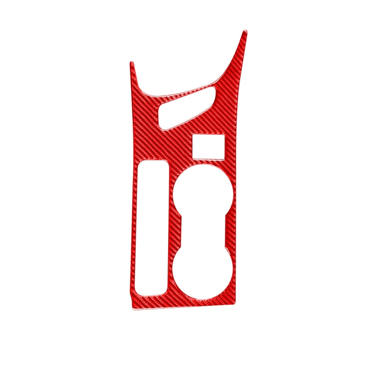 Carbon Fiber Car Cup Holder Panel B Decorative Sticker for Toyota Corolla 2014-2018,Left Drive (Red) by buy2fix