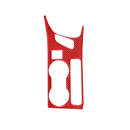 Carbon Fiber Car Cup Holder Panel B Decorative Sticker for Toyota Corolla 2014-2018,Right Drive (Red) by buy2fix