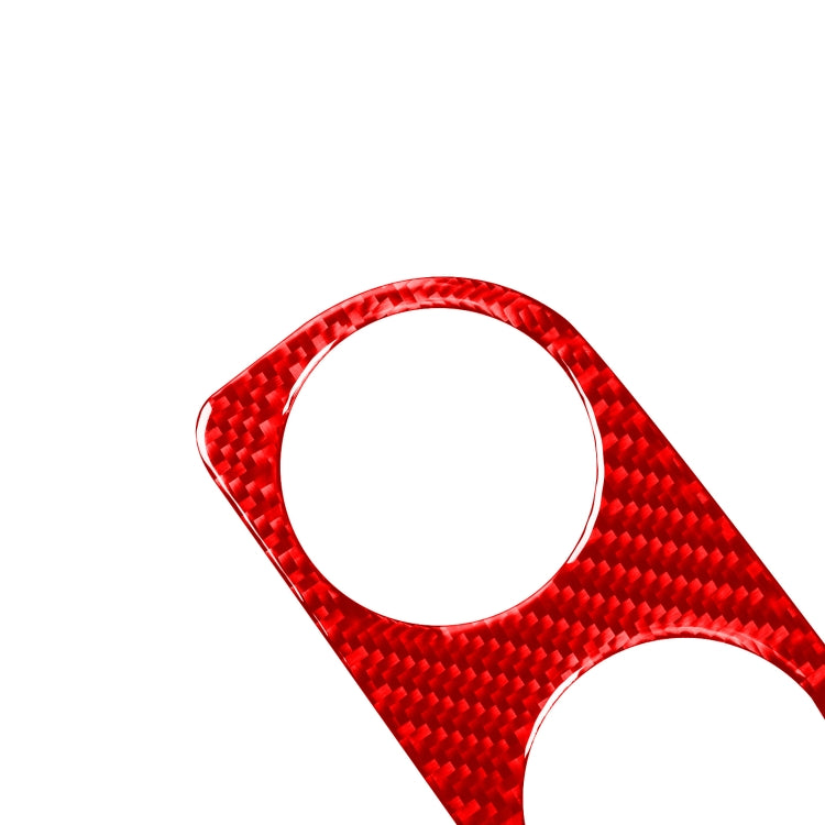Carbon Fiber Car Air Conditioner Switch Panel B Decorative Sticker for Toyota Corolla 2014-2018,Right Drive (Red) by buy2fix