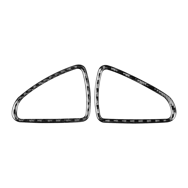 2 PCS / Set Carbon Fiber Car Dashboard Air Outlet Decorative Sticker for Mercedes-Benz B-Class 2019 / GLB 2020,Left and Right Drive Universal by buy2fix