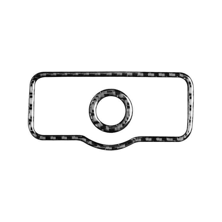 2 PCS / Set Carbon Fiber Car Headlight Switch Decorative Sticker for Mercedes-Benz B-Class 2019 / GLB 2020,Left and Right Drive Universal by buy2fix