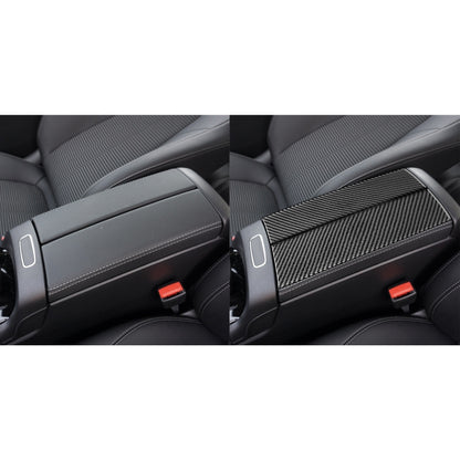 2 PCS / Set Carbon Fiber Car Armrest Box Panel Decorative Sticker for Mercedes-Benz B-Class 2019 / GLB 2020,Left and Right Drive Universal by buy2fix