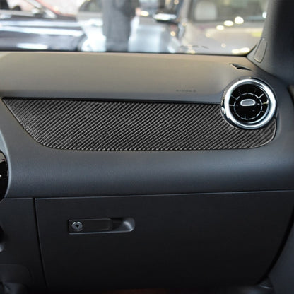 Carbon Fiber Car Co-pilot Control Panel Decorative Sticker for Mercedes-Benz B-Class 2019 / GLB 2020,Left Drive by buy2fix