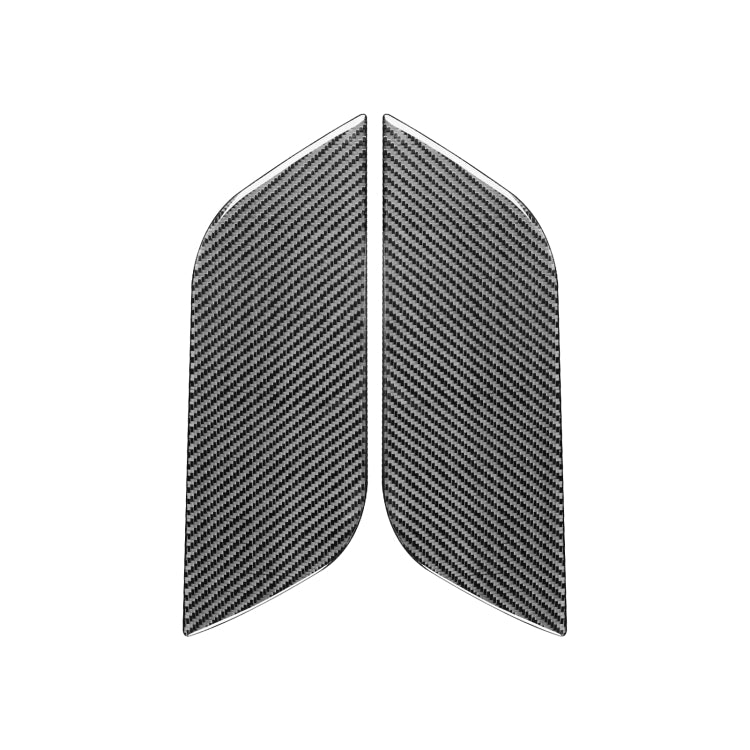 2 PCS / Set Carbon Fiber Car A Front Door Panel Decorative Sticker for Mercedes-Benz B-Class 2019,Left and Right Drive Universal by buy2fix