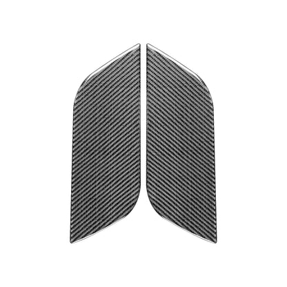 2 PCS / Set Carbon Fiber Car A Front Door Panel Decorative Sticker for Mercedes-Benz B-Class 2019,Left and Right Drive Universal by buy2fix