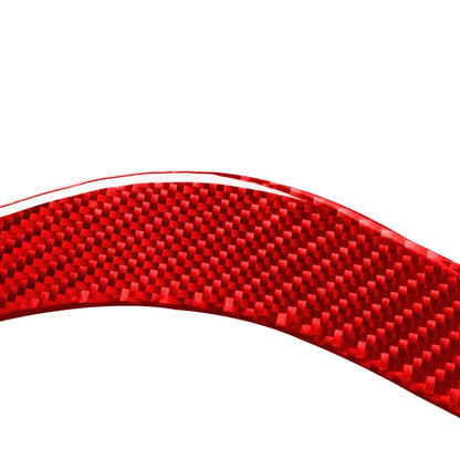 2 PCS / Set Carbon Fiber Car Headlight Eyebrow Decorative Sticker for Toyota Tundra 2014-2018,Left and Right Drive Universal(Red) by buy2fix