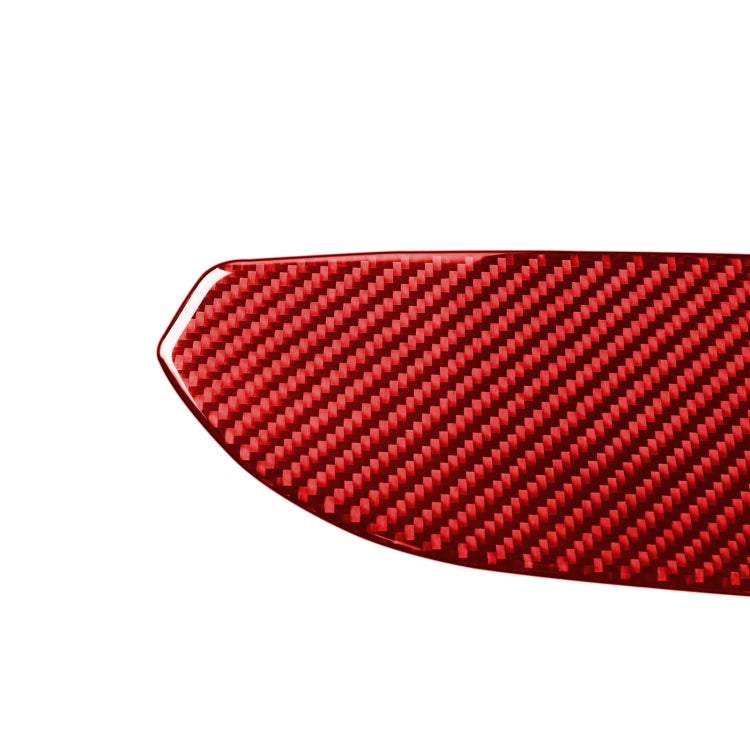 4 PCS / Set Carbon Fiber Car Door Armrest Panel Decorative Sticker for Toyota Tundra 2014-2018,Left and Right Drive Universal (Red) - Car Interior Mouldings by buy2fix | Online Shopping UK | buy2fix