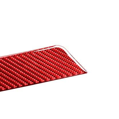 3 PCS / Set Carbon Fiber Car Center Console Strip Decorative Sticker for Toyota Tundra 2014-2018,Left Drive (Red) by buy2fix