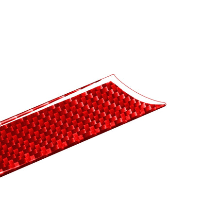 4 PCS / Set Carbon Fiber Car Door Panel Decorative Sticker for Toyota Tundra 2014-2018,Left and Right Drive Universal (Red) - Car Interior Mouldings by buy2fix | Online Shopping UK | buy2fix