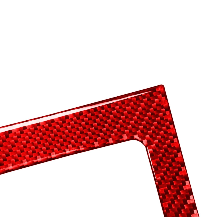 4 PCS / Set Carbon Fiber Car Door Inner Handle Decorative Sticker for Toyota Tundra 2014-2018,Left Drive (Red) - Car Interior Mouldings by buy2fix | Online Shopping UK | buy2fix