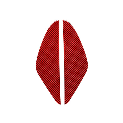 2 PCS / Set Carbon Fiber Car Door Anti-collision Cushion Decorative Sticker for Toyota Tundra 2014-2018,Left and Right Drive Universal (Red) by buy2fix