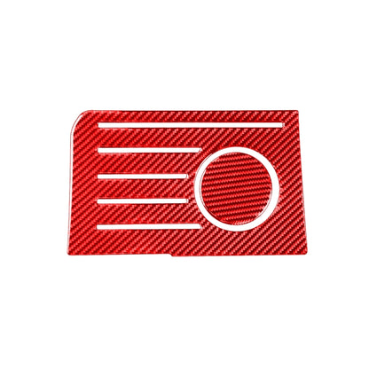 2 PCS / Set Carbon Fiber Car Central Control Storage Box Slot Mat Decorative Sticker for Toyota Tundra 2014-2018,Left and Right Drive Universal (Red) by buy2fix