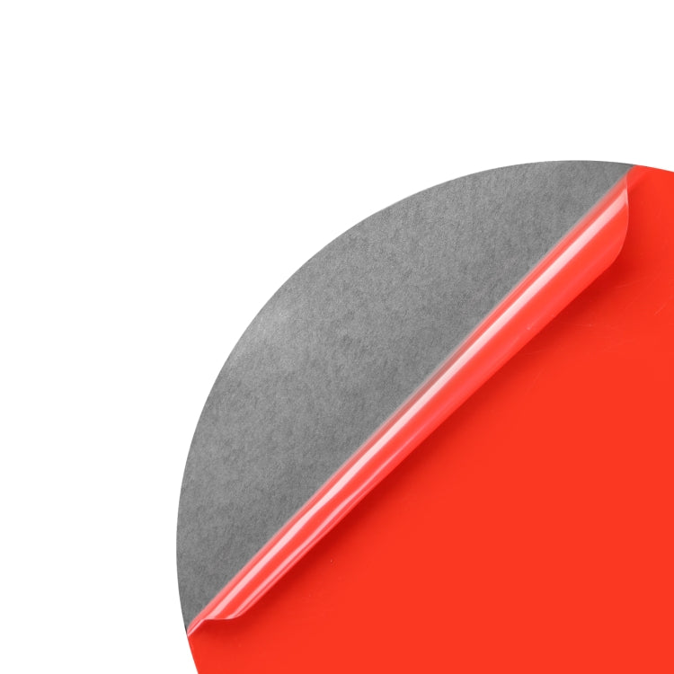 Carbon Fiber Car Fuel Tank Cap Decorative Sticker for Toyota Tundra 2014-2018,Left and Right Drive Universal (Red) by buy2fix