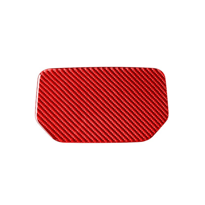 Carbon Fiber Car Dashboard Storage Box Mat Decorative Sticker for Toyota Tundra 2014-2018,Left and Right Drive Universal (Red) by buy2fix