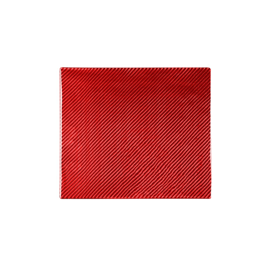 Carbon Fiber Car Rear Exhaust Air Outlet Anti-kick Panel Decorative Sticker for Toyota Tundra 2014-2018,Left and Right Drive Universal (Red) by buy2fix