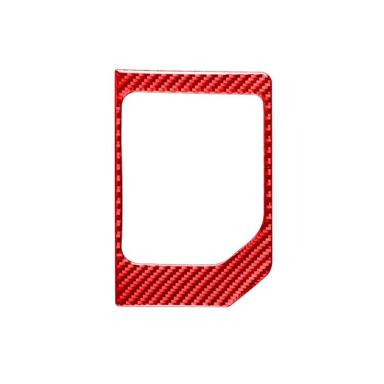 Carbon Fiber Car Gear Panel Decorative Sticker for Toyota Tundra 2014-2018,Left and Right Drive Universal (Red) by buy2fix