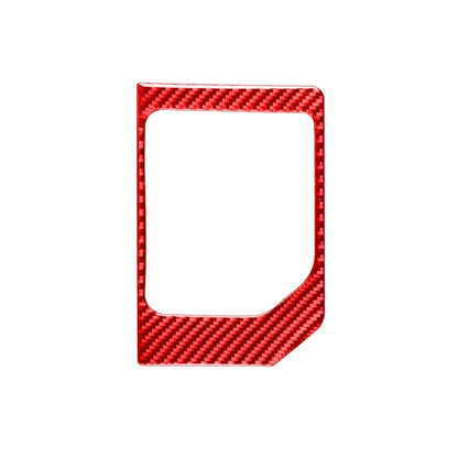 Carbon Fiber Car Gear Panel Decorative Sticker for Toyota Tundra 2014-2018,Left and Right Drive Universal (Red) by buy2fix