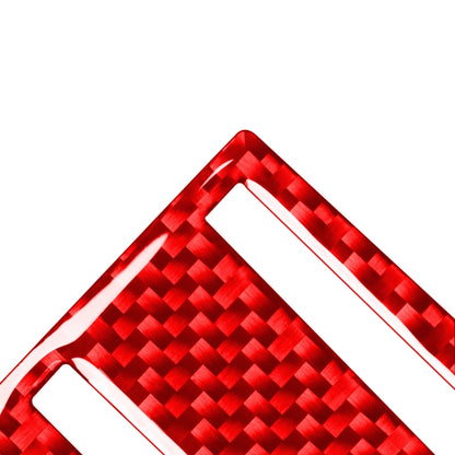 Carbon Fiber Car Armrest Box Slot Pad Decorative Sticker for Toyota Tundra 2014-2018,Left and Right Drive Universal (Red) by buy2fix