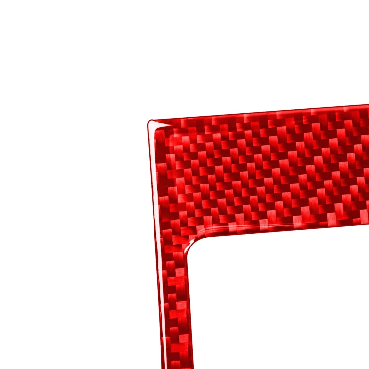 Carbon Fiber Car Central Control Air Conditioner Switch Panel Decorative Sticker for Toyota Tundra 2014-2018,Left and Right Drive Universal(Red) by buy2fix