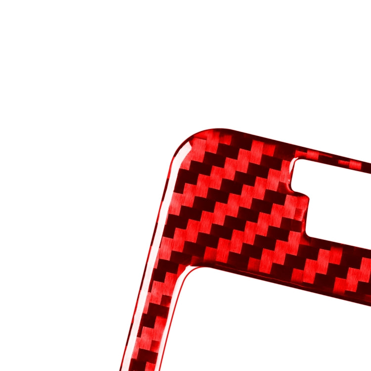 Carbon Fiber Car Gear Indication Decorative Sticker for Toyota Tundra 2014-2018,Left and Right Drive Universal (Red) by buy2fix