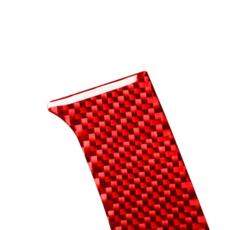 2 PCS / Set Carbon Fiber Car Dashboard Air Outlet Decorative Sticker for Toyota Tundra 2014-2018,Right Drive (Red) by buy2fix