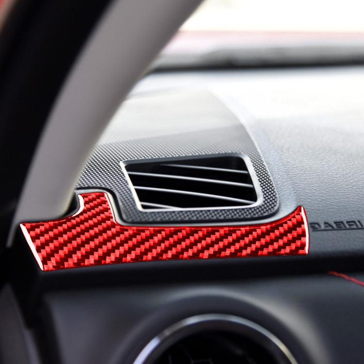 2 PCS / Set Carbon Fiber Car Dashboard Air Outlet Decorative Sticker for Toyota Tundra 2014-2018,Right Drive (Red) by buy2fix