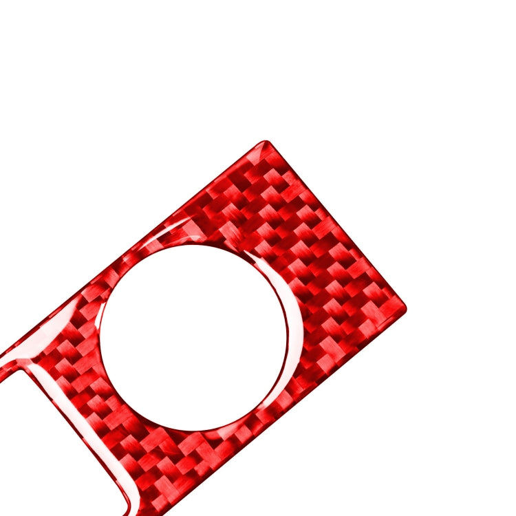 2 PCS / Set Carbon Fiber Car Central Control Volume Switch Decorative Sticker for Toyota Tundra 2014-2018,Left and Right Drive Universal (Red) by buy2fix