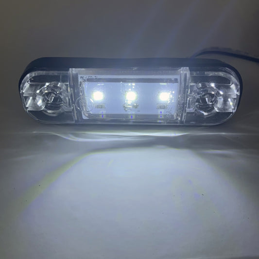 5 PCS MK-327 Car / Truck 3LEDs Side Marker Indicator Light Tail Light (White Light) - Clearance Lights by buy2fix | Online Shopping UK | buy2fix