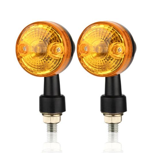 2 PCS PE-ZS101 Motorcycle Turn Signal Light (Black) - Turn Signal by buy2fix | Online Shopping UK | buy2fix