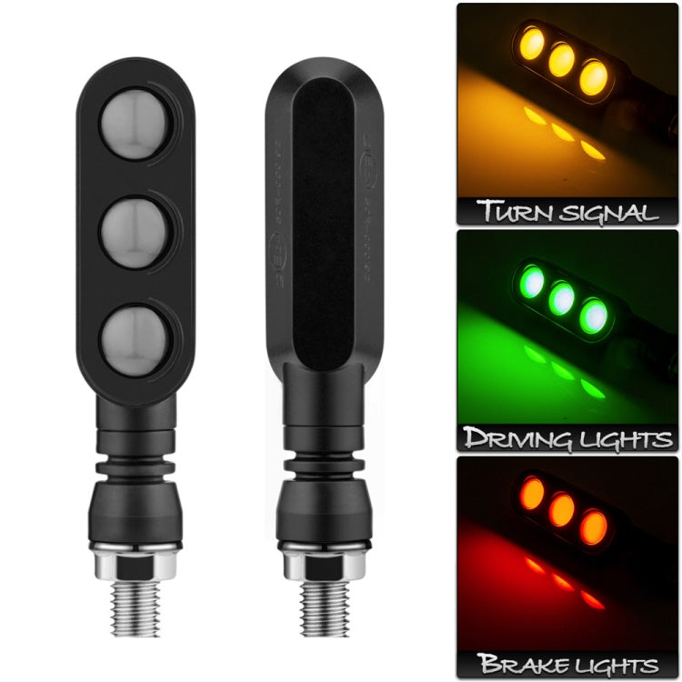 2 PCS KC050 Motorcycle LED Turn Signal Running Brake Light - Turn Signal by buy2fix | Online Shopping UK | buy2fix