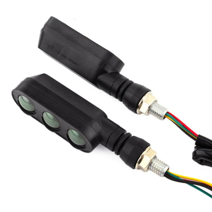 2 PCS KC050 Motorcycle LED Turn Signal Running Brake Light - Turn Signal by buy2fix | Online Shopping UK | buy2fix