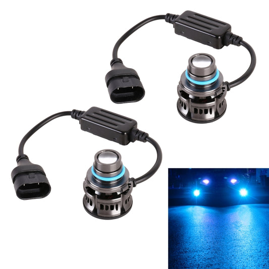1 Pair 9005 27W / DC12V Car Aluminum Alloy LED Headlight (Blue Light) - LED Headlamps by buy2fix | Online Shopping UK | buy2fix