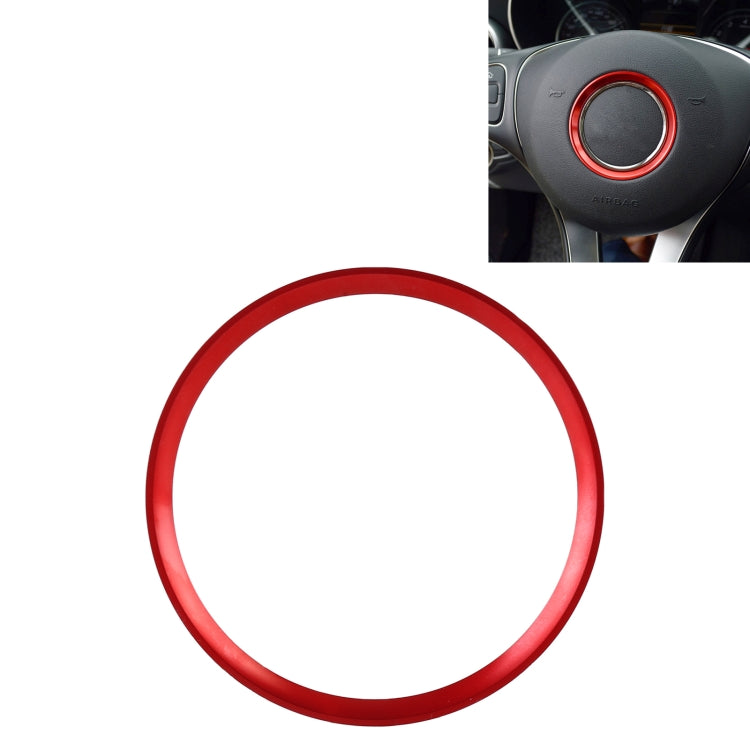 Car Steering Wheel Decorative Ring Cover for Mercedes-Benz,Inner Diameter: 5.8cm (Red) - Decoration Rings by buy2fix | Online Shopping UK | buy2fix