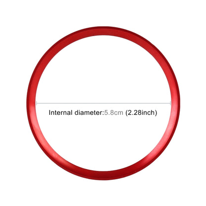 Car Steering Wheel Decorative Ring Cover for Mercedes-Benz,Inner Diameter: 5.8cm (Red) - Decoration Rings by buy2fix | Online Shopping UK | buy2fix